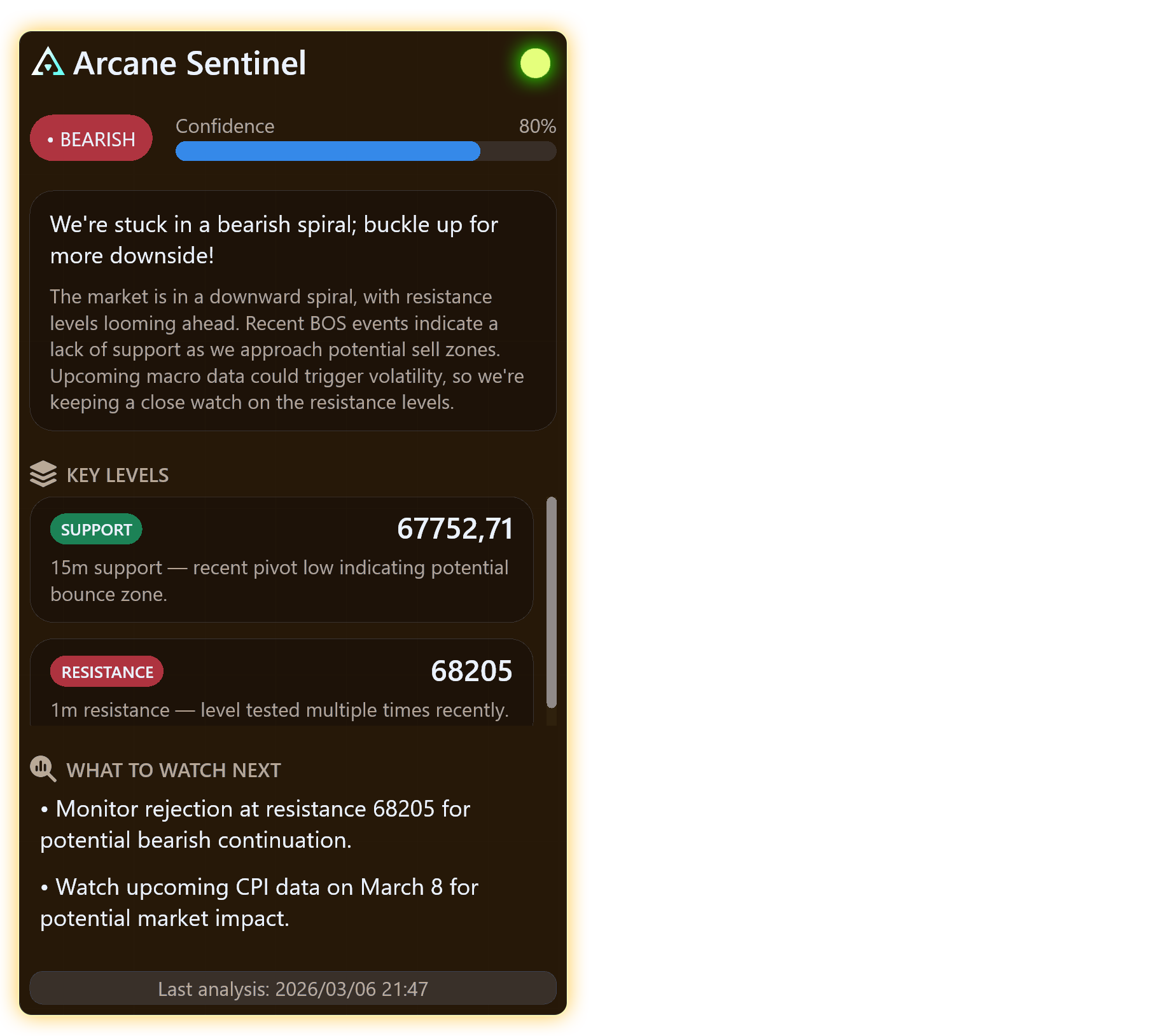 BTC Expansion foreground analysis